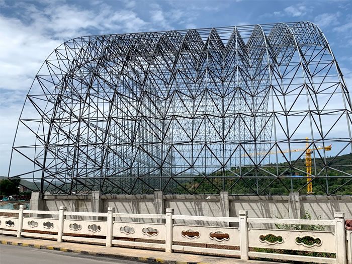 丰县山寨矿储煤棚网架